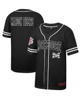 Men's Colosseum Morehouse Maroon Tigers Free Spirited Mesh Button-Up Baseball Jersey