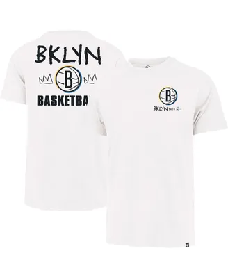 Men's '47 Brand White Brooklyn Nets 2022/23 City Edition Backer Franklin T-shirt