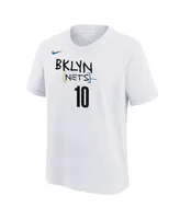 Big Boys and Girls Nike Ben Simmons White Brooklyn Nets 2022/23 City Edition Name Number T-shirt