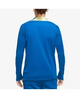 Men's Nike Blue Club America Academy Pro Drill Raglan Quarter-Zip Top