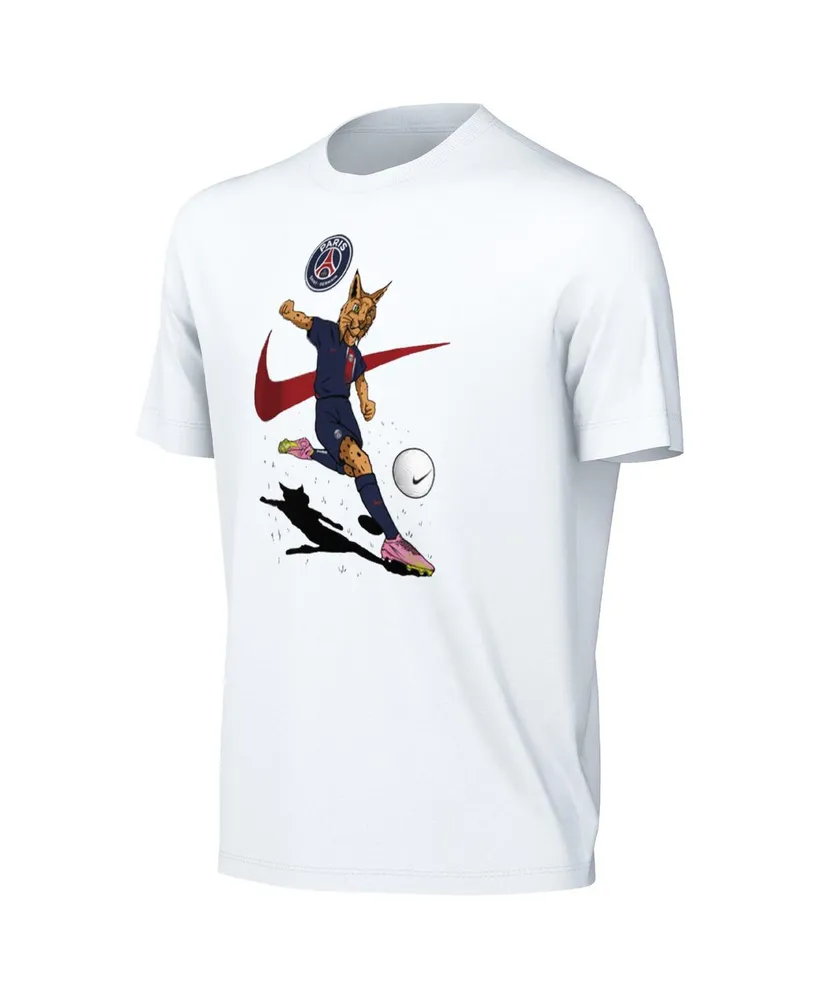 Big Boys and Girls Nike White Paris Saint-Germain Mascot T-shirt