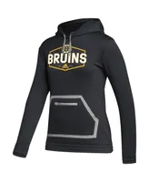 Women's adidas Black Boston Bruins Team Issue Pullover Hoodie