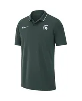Men's Nike Michigan State Spartans Coaches Performance Polo Shirt