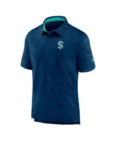 Men's Fanatics Navy Seattle Kraken Special Edition 2.0 Authentic Pro Polo Shirt