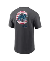 Men's Nike Anthracite Chicago Cubs Americana T-shirt
