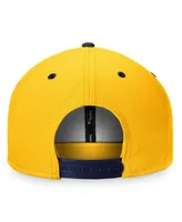 Men's Fanatics Gold, Navy Nashville Predators Heritage Retro Two-Tone Snapback Hat