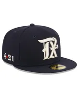 Men's New Era Navy Texas Rangers 2023 City Connect 59FIFTY Fitted Hat