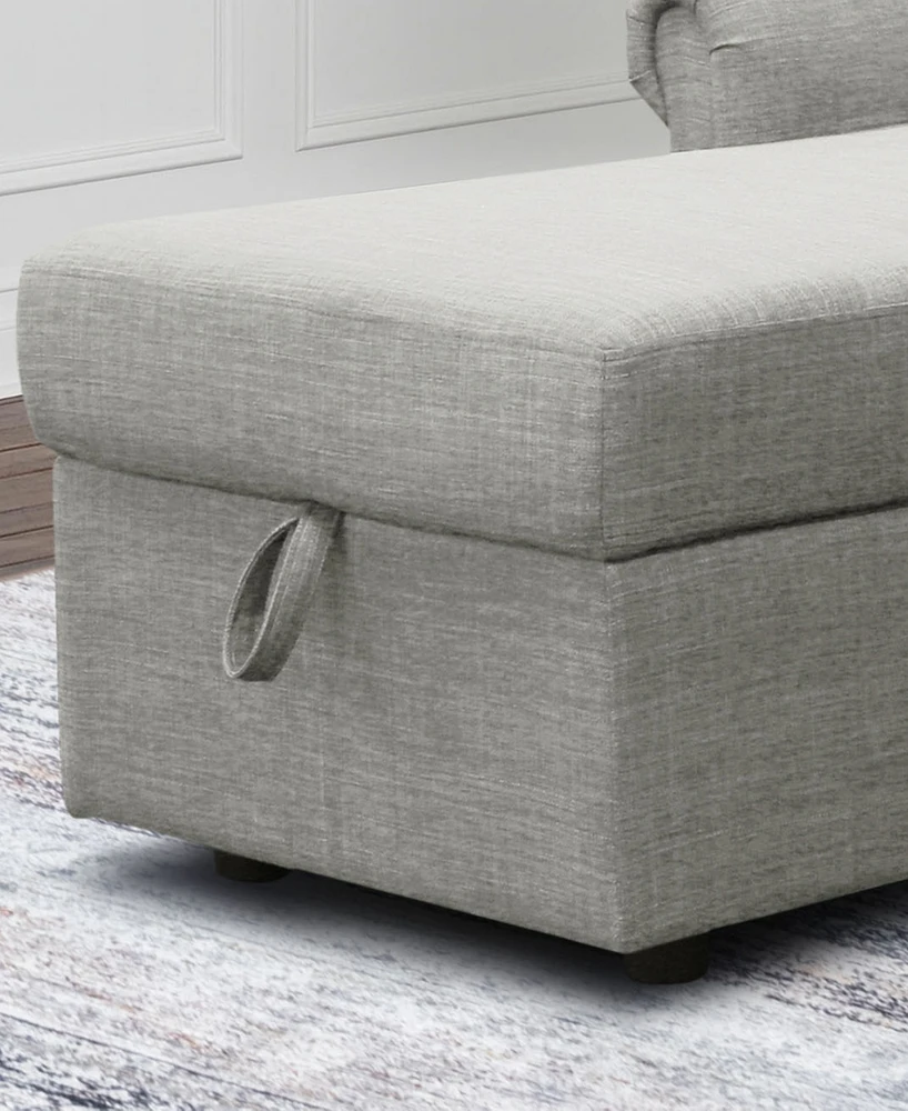 Hamilton 2 Piece Storage Sofa Bed Reversible Sectional