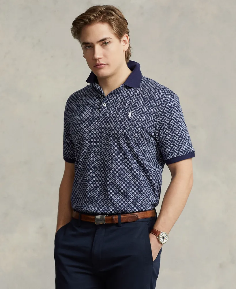 Polo Ralph Lauren Men's Classic-Fit Print Soft Cotton Polo Shirt
