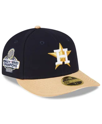 Men's New Era Navy Houston Astros 2023 Gold Collection Low Profile 59FIFTY Fitted Hat
