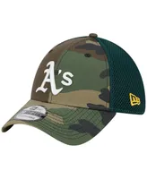 Men's New Era Camo Oakland Athletics Team Neo 39THIRTY Flex Hat