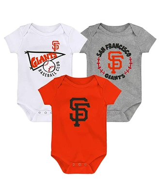 Infant Boys and Girls Orange, White