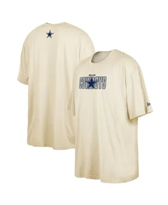 Men's New Era Cream Dallas Cowboys 2023 Nfl Draft Big and Tall T-shirt