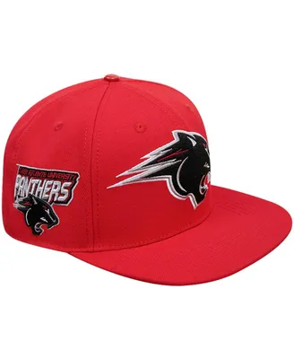 Men's Pro Standard Red Clark Atlanta University Panthers Evergreen Mascot Snapback Hat