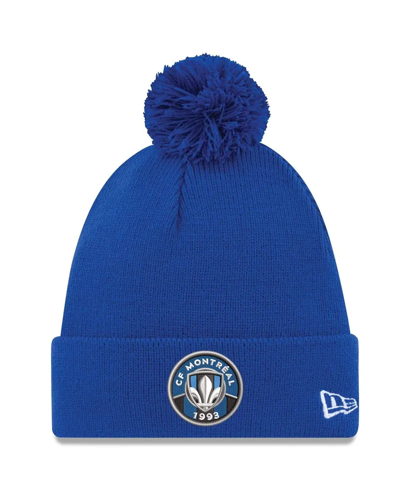Men's adidas Light Blue Montreal Canadiens Reverse Retro 2.0 Pom Cuffed  Knit Hat