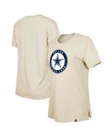 Women's New Era Cream Dallas Cowboys 2023 Nfl Draft T-shirt
