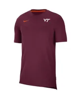 Men's Nike Maroon Virginia Tech Hokies 2022 Coaches Uv Performance T-shirt