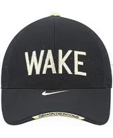 Big Boys and Girls Nike Black Wake Forest Demon Deacons Legacy91 Adjustable Hat