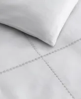 Vera Wang Simple Dot Embroidered Cotton Sateen Duvet Cover Set