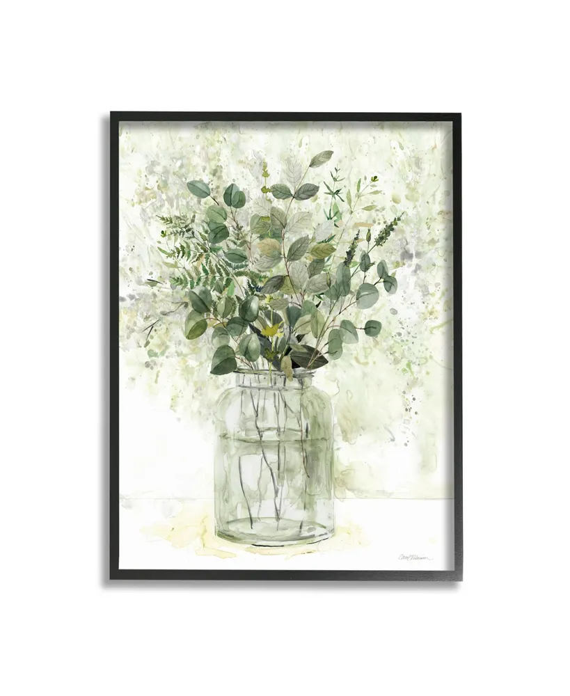 Stupell Industries Herbal Botanical Arrangement Framed Giclee Art, 24" x 1.5" x 30" - Multi