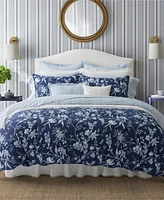 Laura Ashley Branch Toile Cotton Reversible Piece Duvet Cover Set