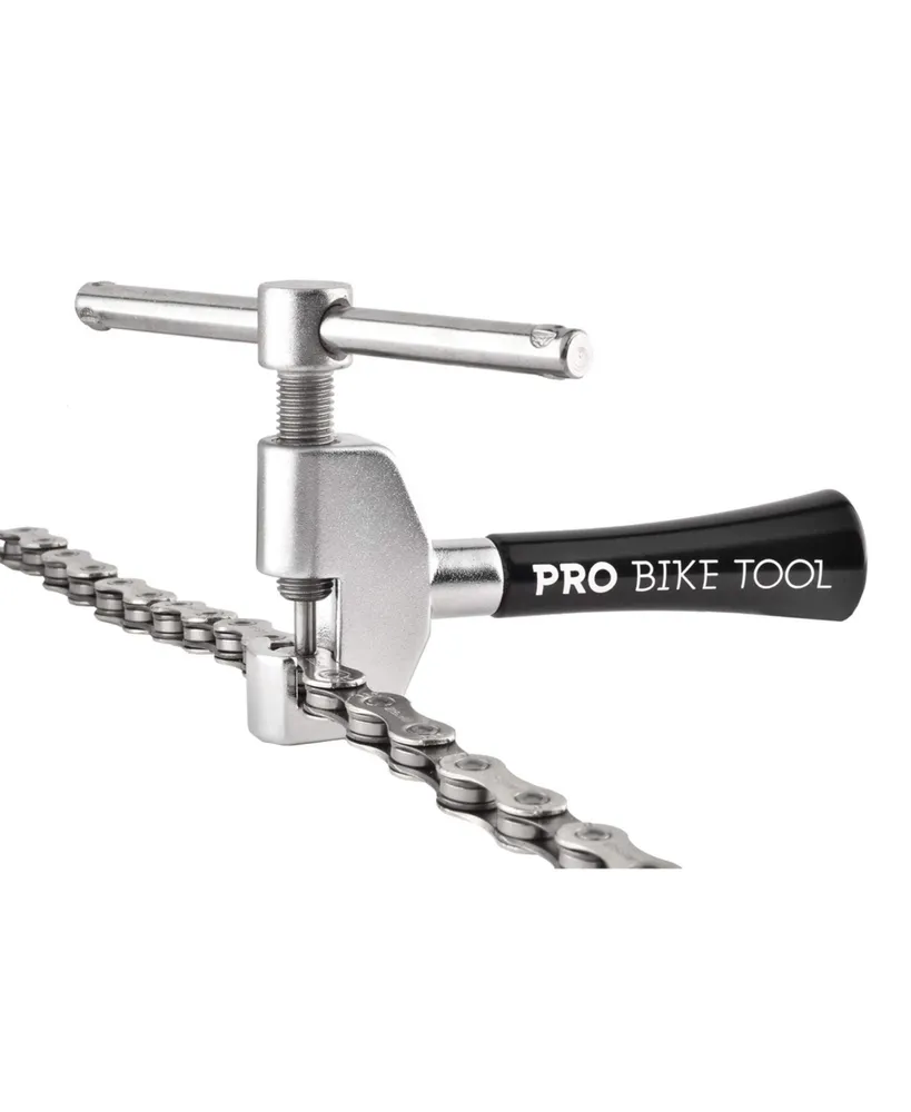 Pro-Bike Tool Chain Tool 1 to 12 Speed, Reliable and Hardwearing Breaker for Chain Link Break and Removal, Shop Quality Bike Repair for Road and Mount