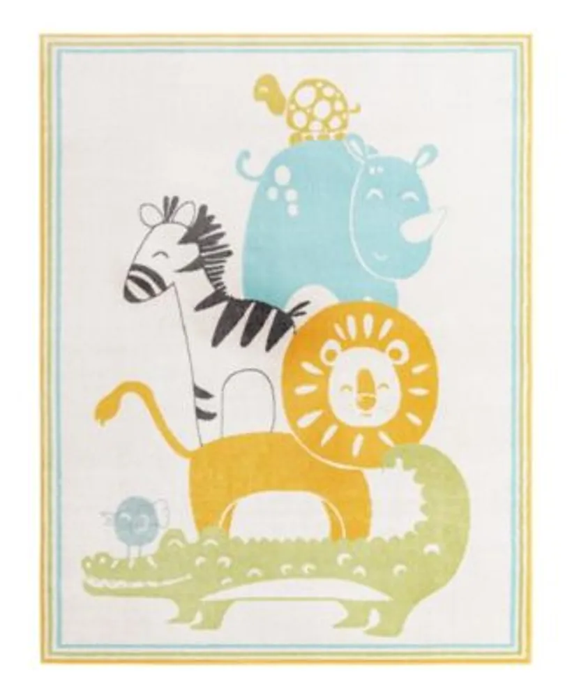 Bayshore Home Campy Kids Animals Area Rug