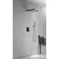 Streamdale Furniture 12 Rain Shower Head Systems Wall Mounted Shower