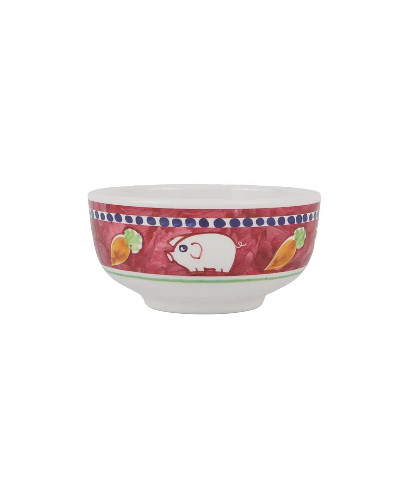 Vietri Melamine Campagna Porco Cereal Bowl