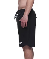 Rokka&Rolla Men's 9" Stretch Mesh Lined Swim Trunks, up to 2XL