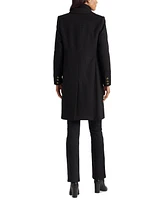 Lauren Ralph Women's Single-Breasted Peacoat