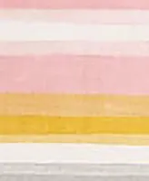 Bayshore Home Campy Kids Pastel Abstract Rainbow Area Rug