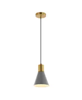 Apollo 6" 1-Light Mid-Century Modern Iron Led Pendant