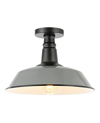 Camila 14" 1-Light Classic Industrial Indoor