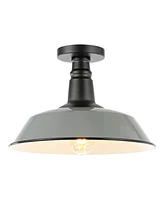 Camila 14" 1-Light Classic Industrial Indoor