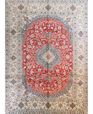 Bb Rugs One of a Kind Nain with silk 626342 9'8" x 12'9" Area Rug