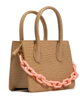 Like Dreams Kenzie Chain Croc Faux Leather Mini Crossbody Bag