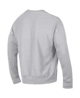 Men's Champion Heathered Gray Colorado Buffaloes Vault Logo Reverse Weave Pullover Sweatshirt