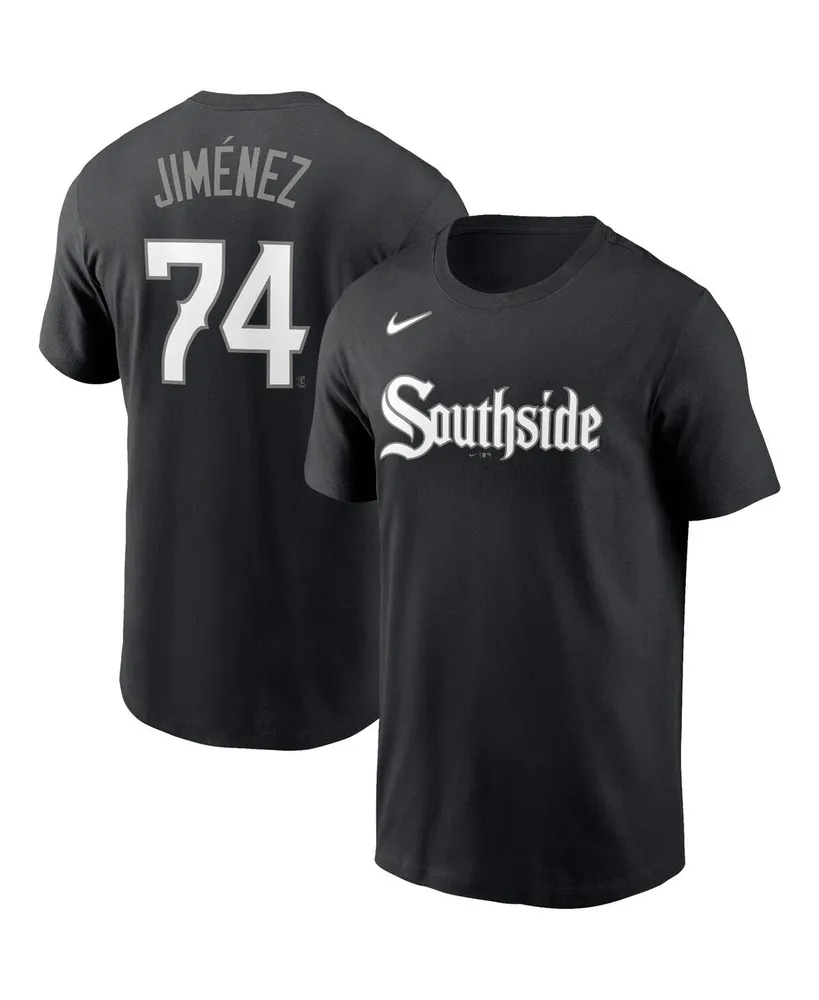 Nike Jose Abreu Black Chicago White Sox City Connect Name And Number  T-shirt for Men