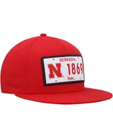 Men's adidas Scarlet Nebraska Huskers Established Snapback Hat
