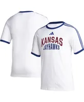 Men's adidas White Kansas Jayhawks Arch T-shirt