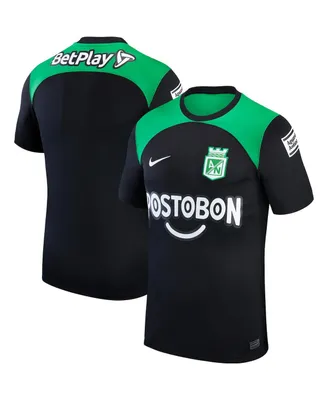 Men's Nike Black Atletico Nacional Away Replica jersey