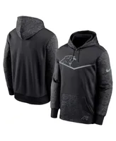 Men's Nike Black Carolina Panthers Rflctv Chevron Pullover Hoodie