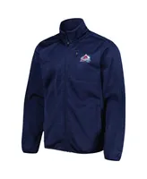 Men's G-iii Sports by Carl Banks Navy Colorado Avalanche Closer Transitional Full-Zip Jacket