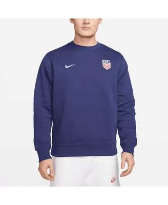 Men's Nike Navy Usmnt Club Pullover Sweatshirt