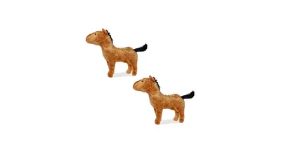 Mighty Farm Horse, 2-Pack Dog Toys