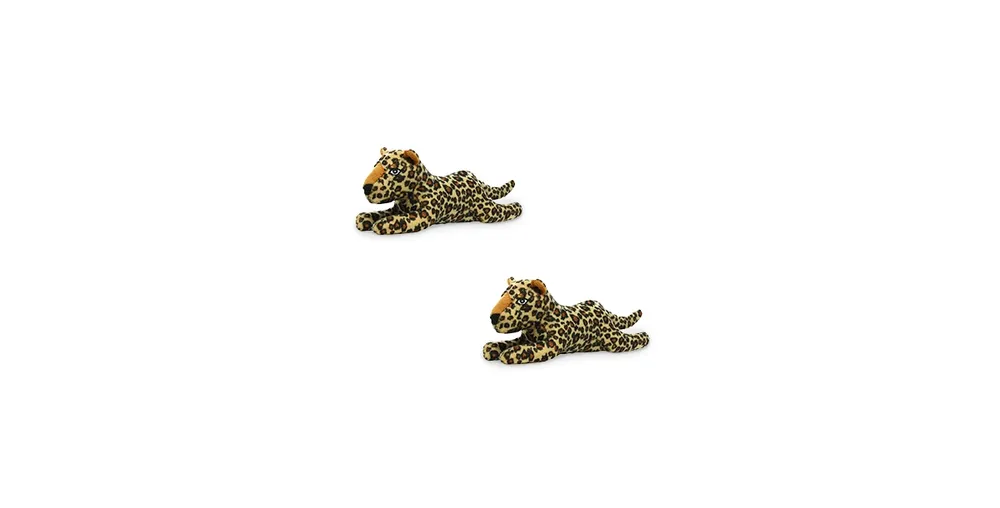 Mighty Jr Safari Leopard, 2-Pack Dog Toys