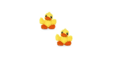 Mighty Jr Microfiber Ball Duck, 2-Pack Dog Toys