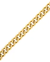 Bulova Men's Classic Curb Chain Bracelet Gold-Plated Stainless Steel
