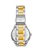 Stuhrling Women's Symphony Gold-Tone Stainless Steel , Mother of Pearl Dial , 45mm Round Watch - Gold